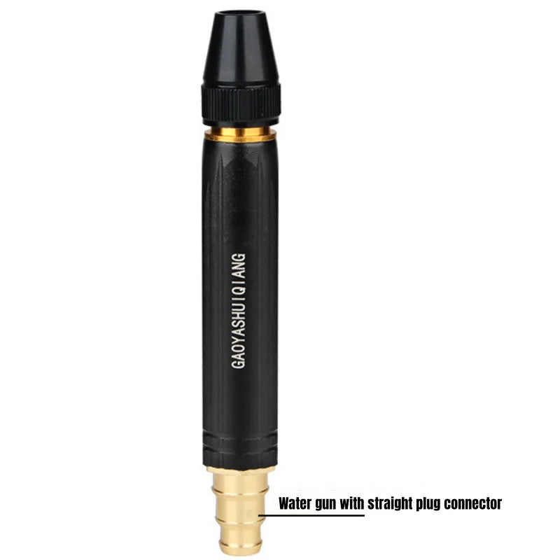 Car Wash Water Gun Metal Diamond Spray Nozzle Adjustable Household Garden Hose Multi Flow Vehicle & Garden Cleaning Sprayer