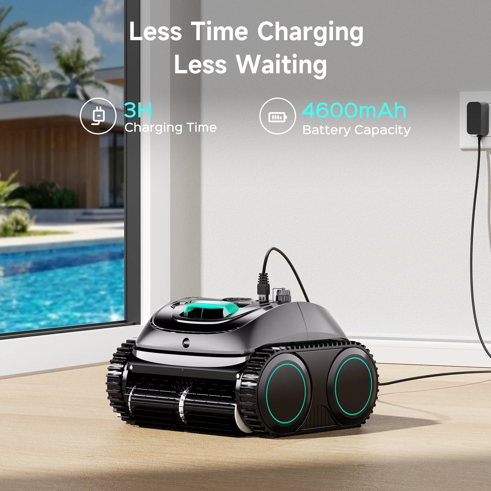 (2026 Upgrade)  C1 Cordless Robotic Pool Cleaner