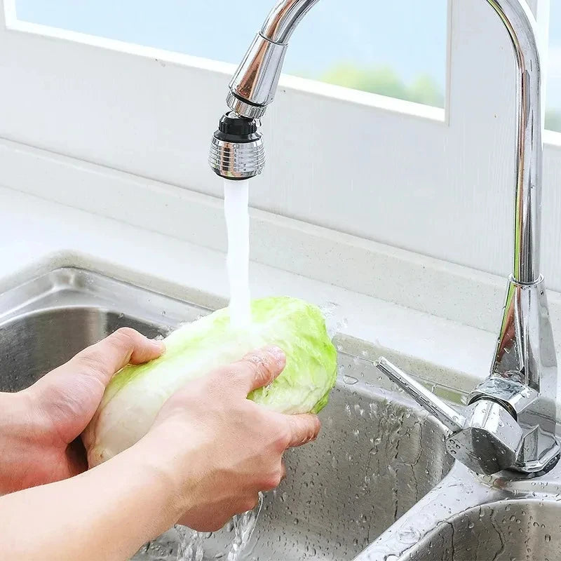 360 ° Rotating Kitchen Long Faucet Pressure Splash Proof Extended Filtering Foam Kitchen Universal Faucet Dual Mode Spray