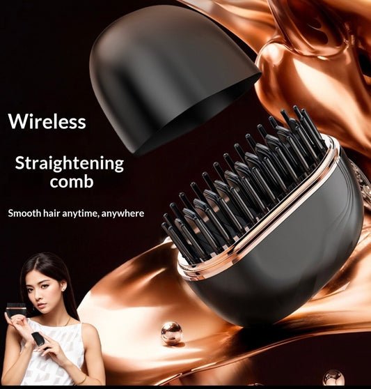 New Mini Charging Hair Straightener Comb