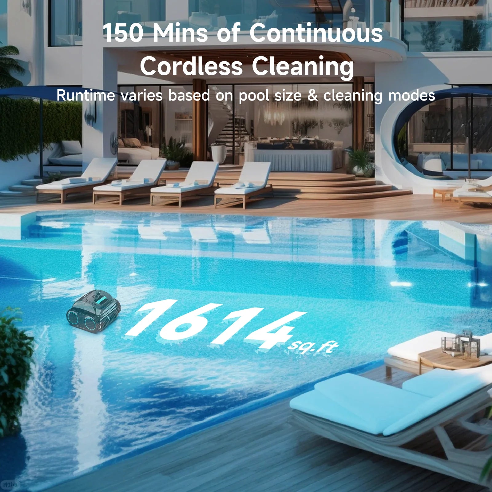 (2026 Upgrade)  C1 Cordless Robotic Pool Cleaner