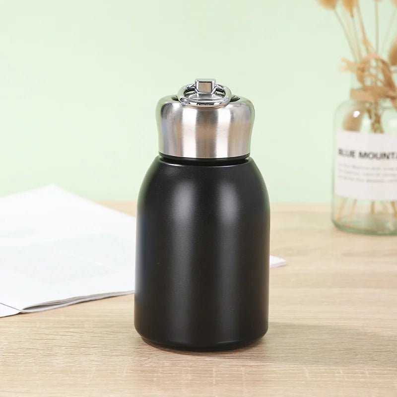 Stainless Steel Mini Vacuum Insulated Water Bottle for Hot and Cold Drinks Travel Coffee Cup 10.2 Oz /300 Ml