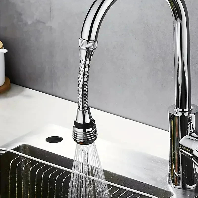 360 ° Rotating Kitchen Long Faucet Pressure Splash Proof Extended Filtering Foam Kitchen Universal Faucet Dual Mode Spray
