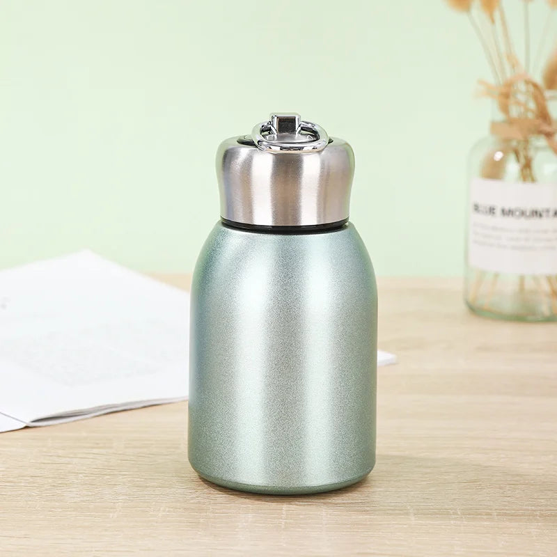 Stainless Steel Mini Vacuum Insulated Water Bottle for Hot and Cold Drinks Travel Coffee Cup 10.2 Oz /300 Ml