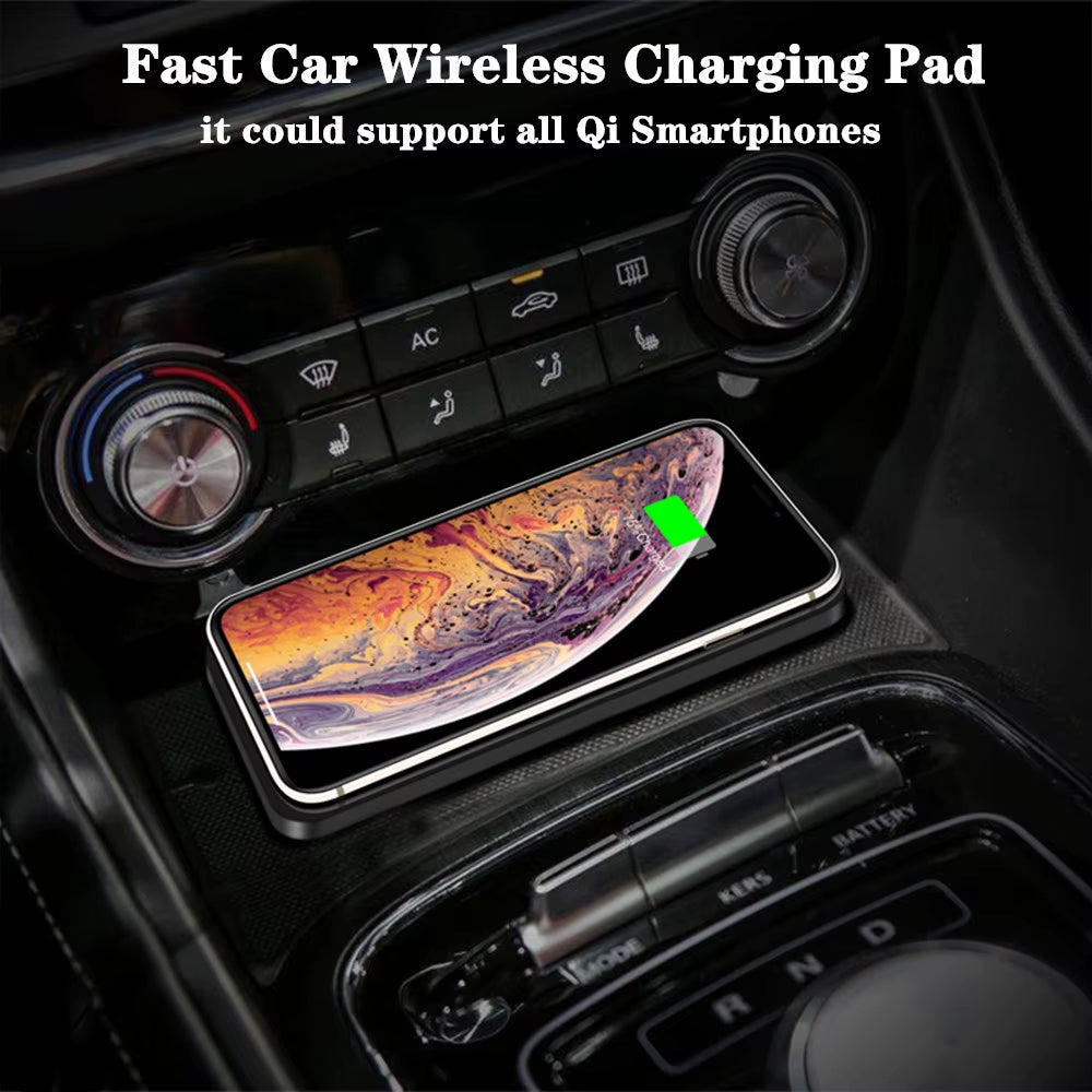 Car Wireless Charger Silicone Non-Slip Pad for Iphone 15 14 13 12 Samsung S24 S23 Xiaomi Car Phone Fast Induction Charging Pad