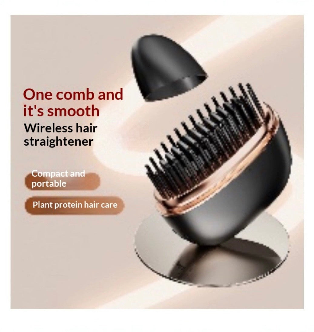 New Mini Charging Hair Straightener Comb