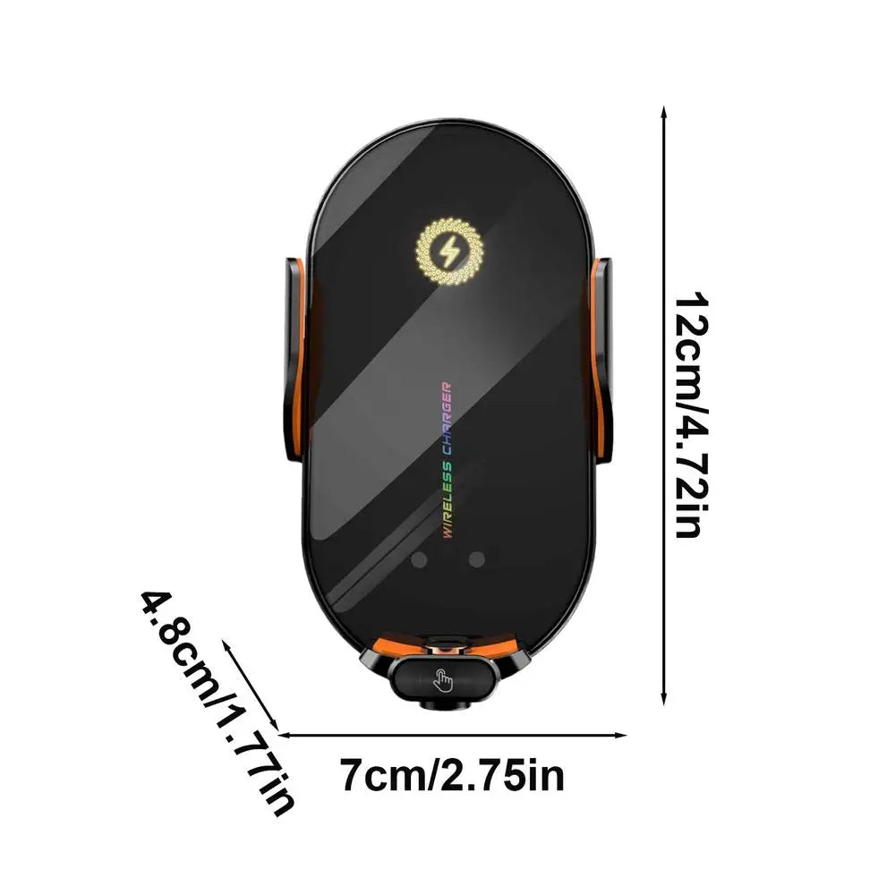 Car Mount Wireless Charger Auto Vent Phone Holder Auto Clamping Car Charger Phone Mount Holder for Cars Trucks 66W Fast Charging