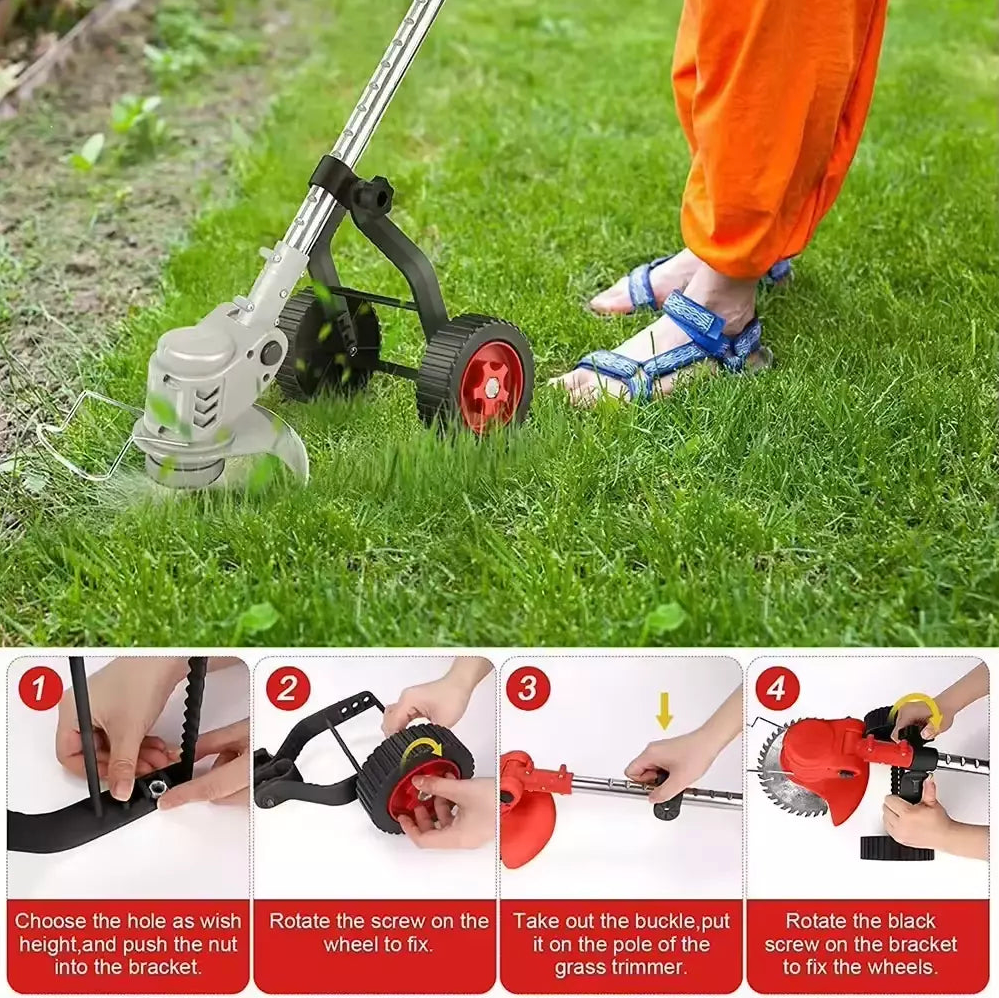 The Oz Bargain Store™ 36V Cordless 3-in-1 Electric Grass Trimmer & Brush Cutter – Whipper Snipper | Lawn Edger | Garden Mower