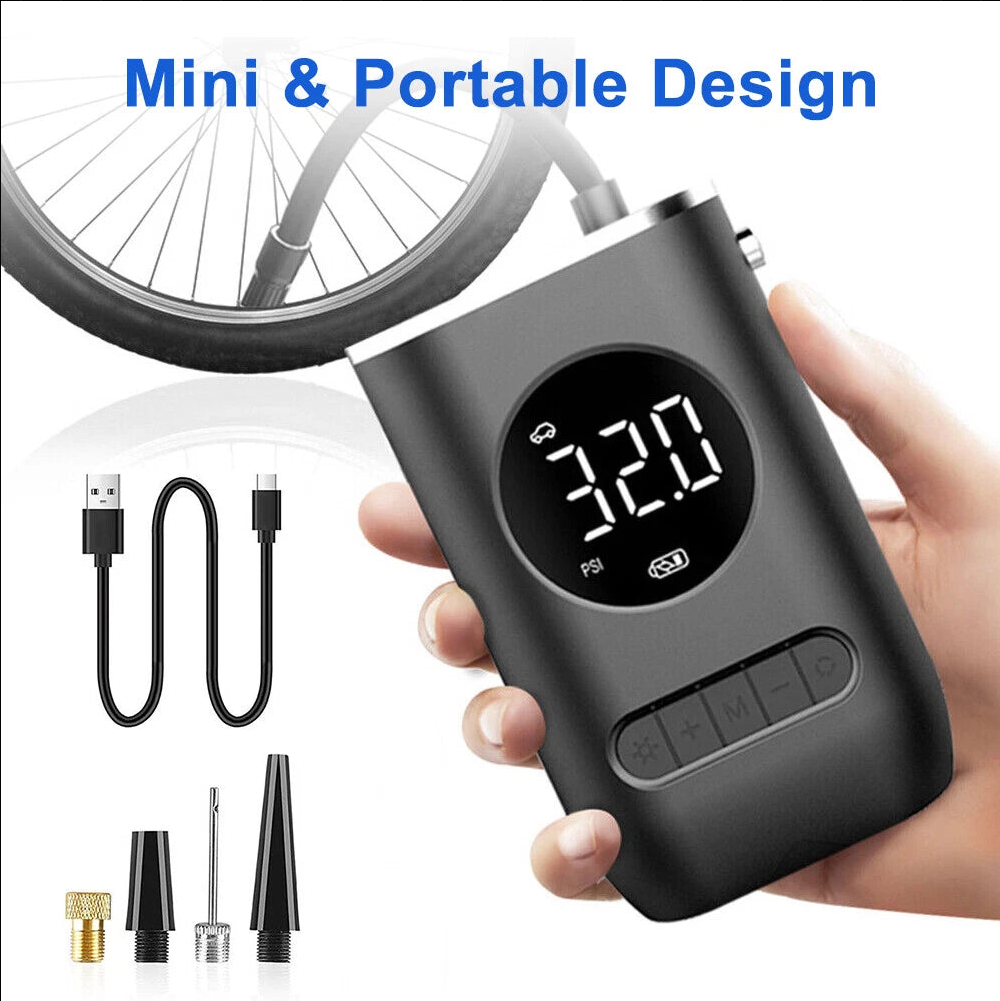 The Oz Bargain Store™ Cordless Tyre Inflator – High-Precision Portable Air Pump | 150 PSI