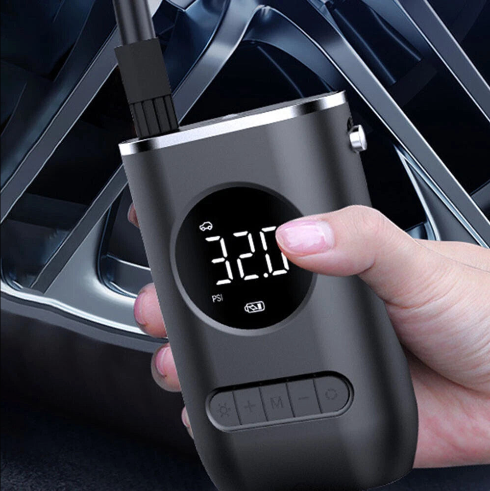 The Oz Bargain Store™ Cordless Tyre Inflator – High-Precision Portable Air Pump | 150 PSI