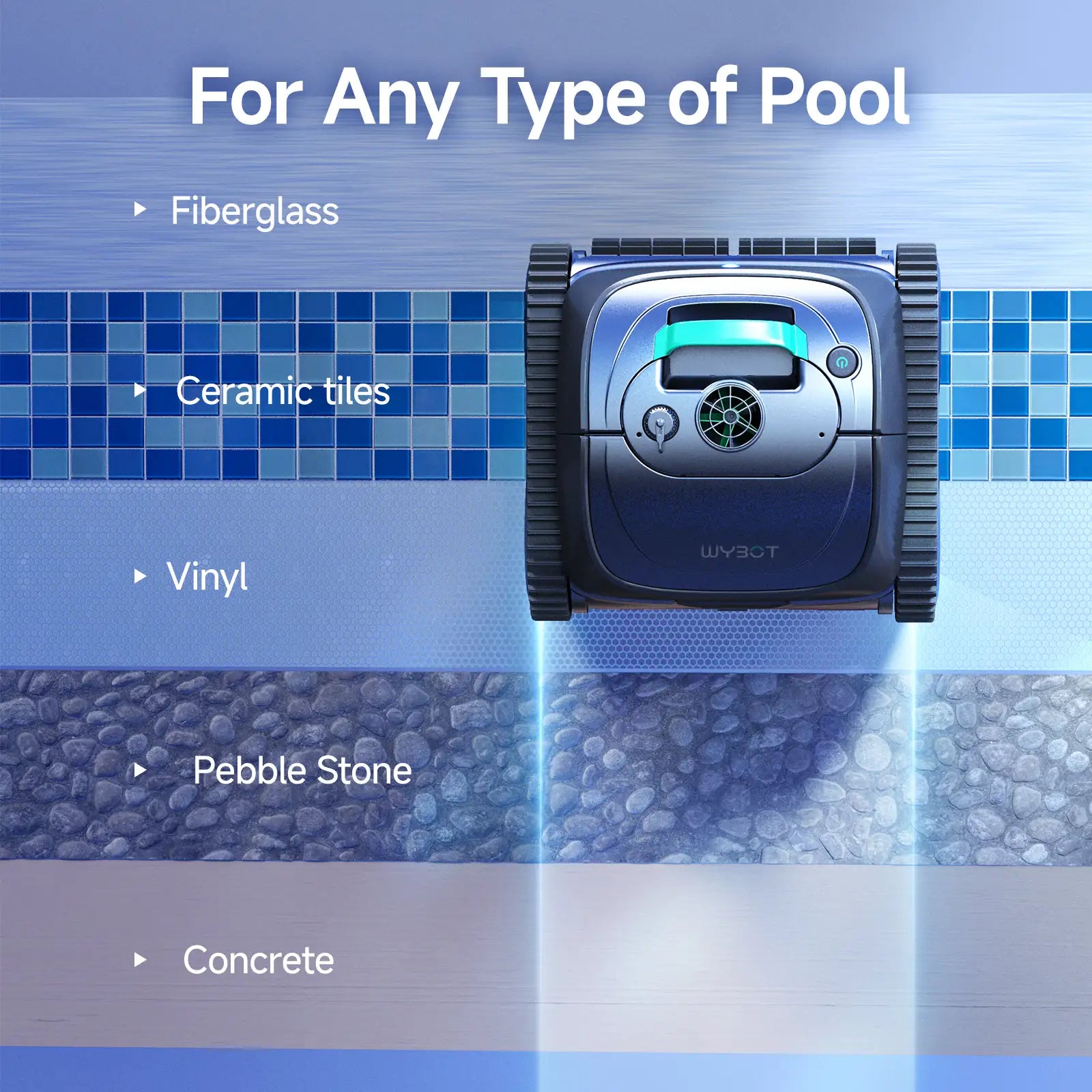 (2026 Upgrade)  C1 Cordless Robotic Pool Cleaner