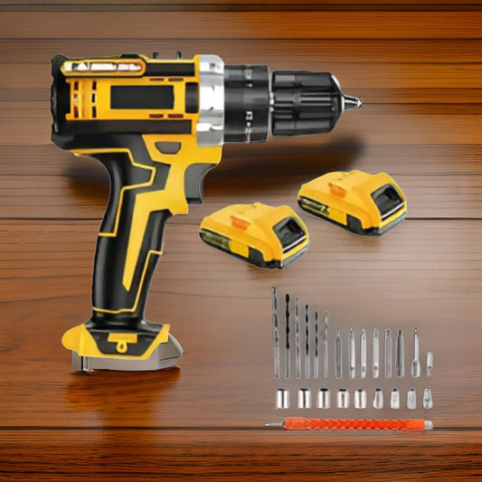 21V Cordless Electric Drill with Lithium Battery