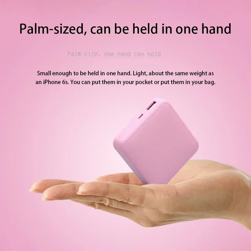 50000Mah Mini Power Bank Super Fast Charging High Volume Compact Portable Power Bank for Iphone Samsung Huawei 2025 New