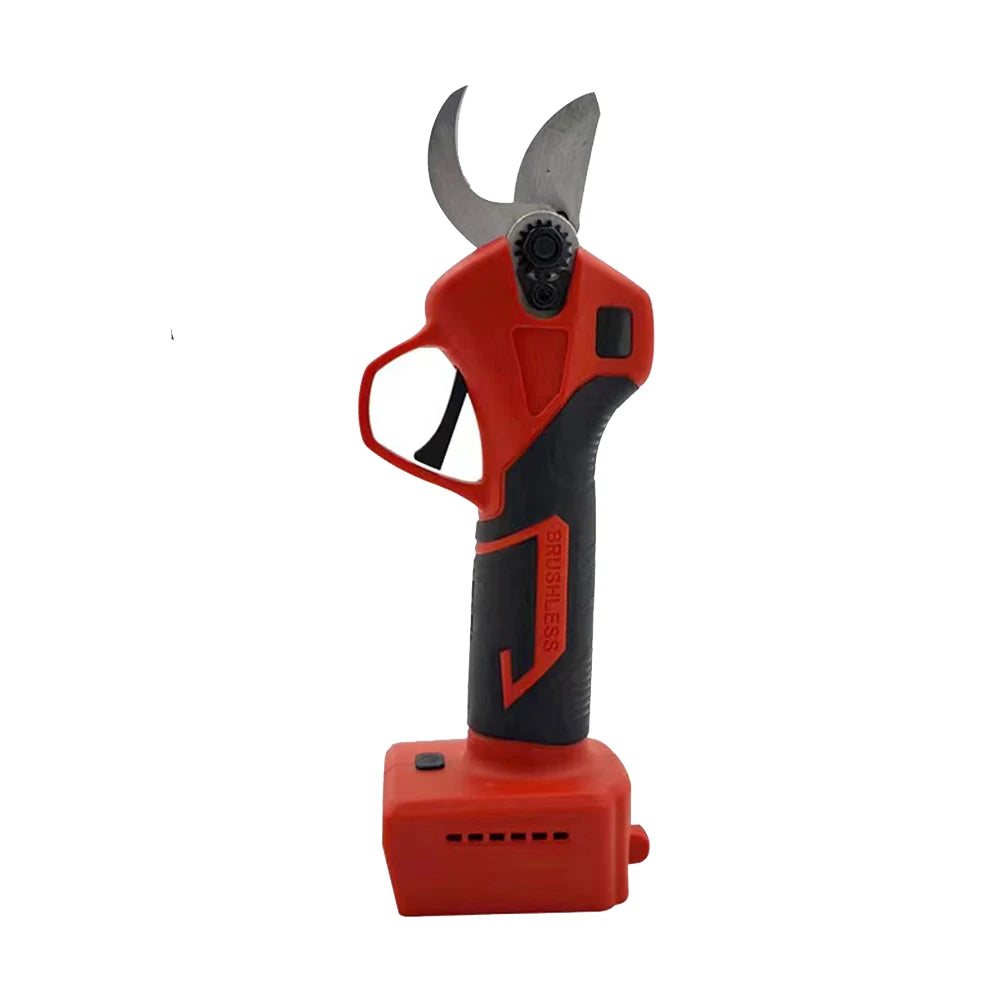 Brushless Electric Pruning Shears Garden Tools Pruner 0/1 LED Screen Cordless Fruit Tree Scissors for Milwaukee 18V Battery Pin