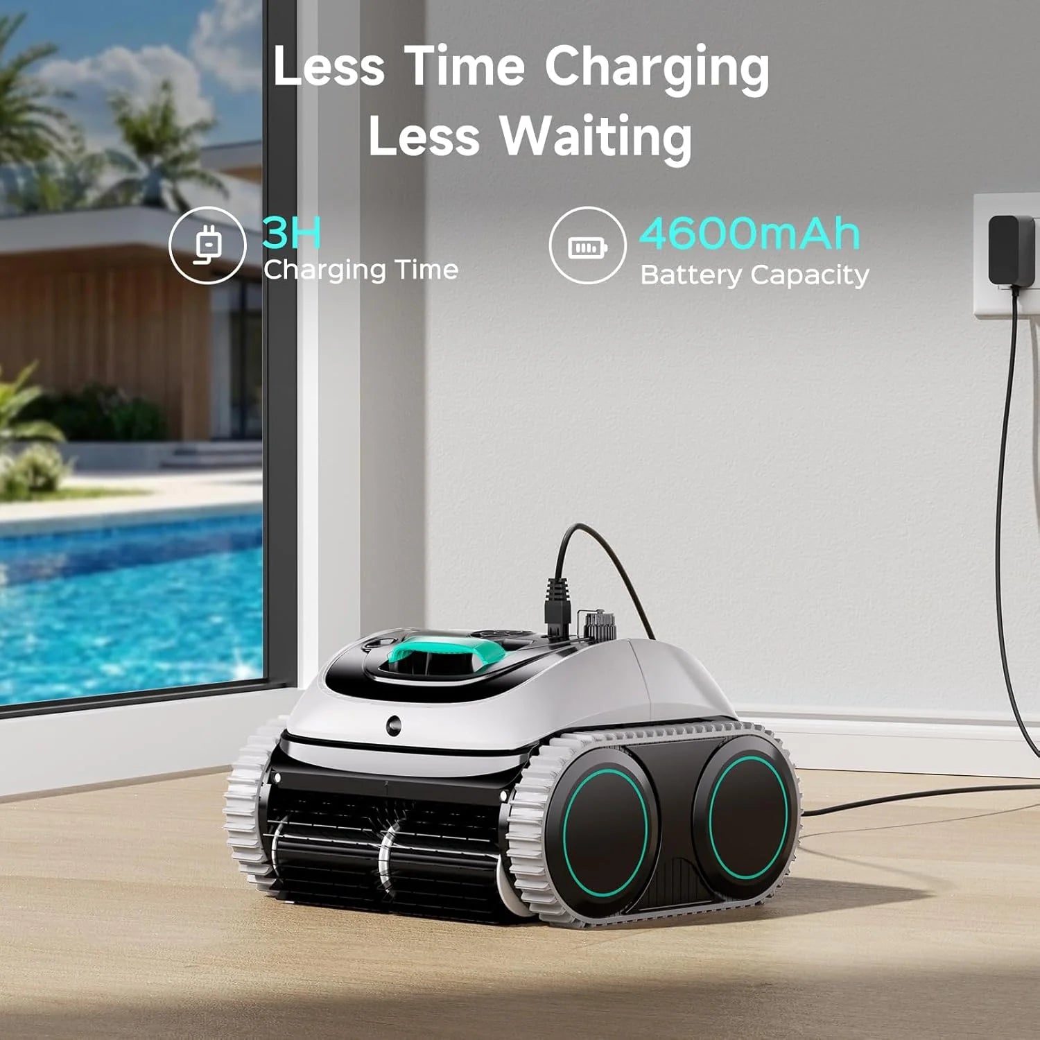(2026 Upgrade)  C1 Cordless Robotic Pool Cleaner