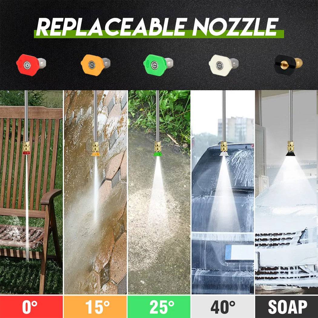 The Oz Bargain Store™ 2500W High Pressure Washer – Electric Water Gurney | 10M Hose Included