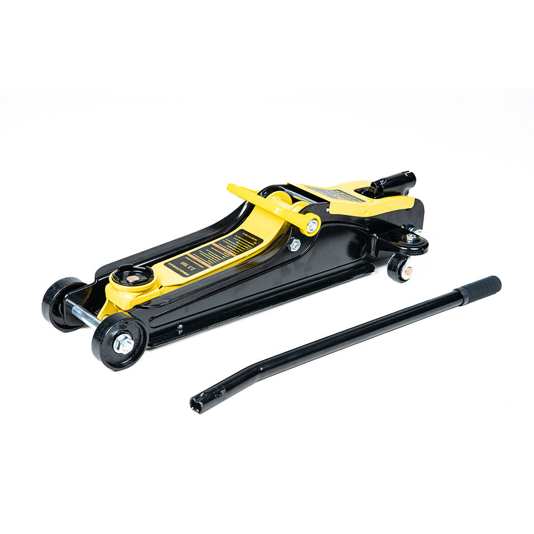 The Oz Bargain Store™ 2.5 Ton Hydraulic Floor Jack – Low Profile Trolley | 85–385mm Lifting Range