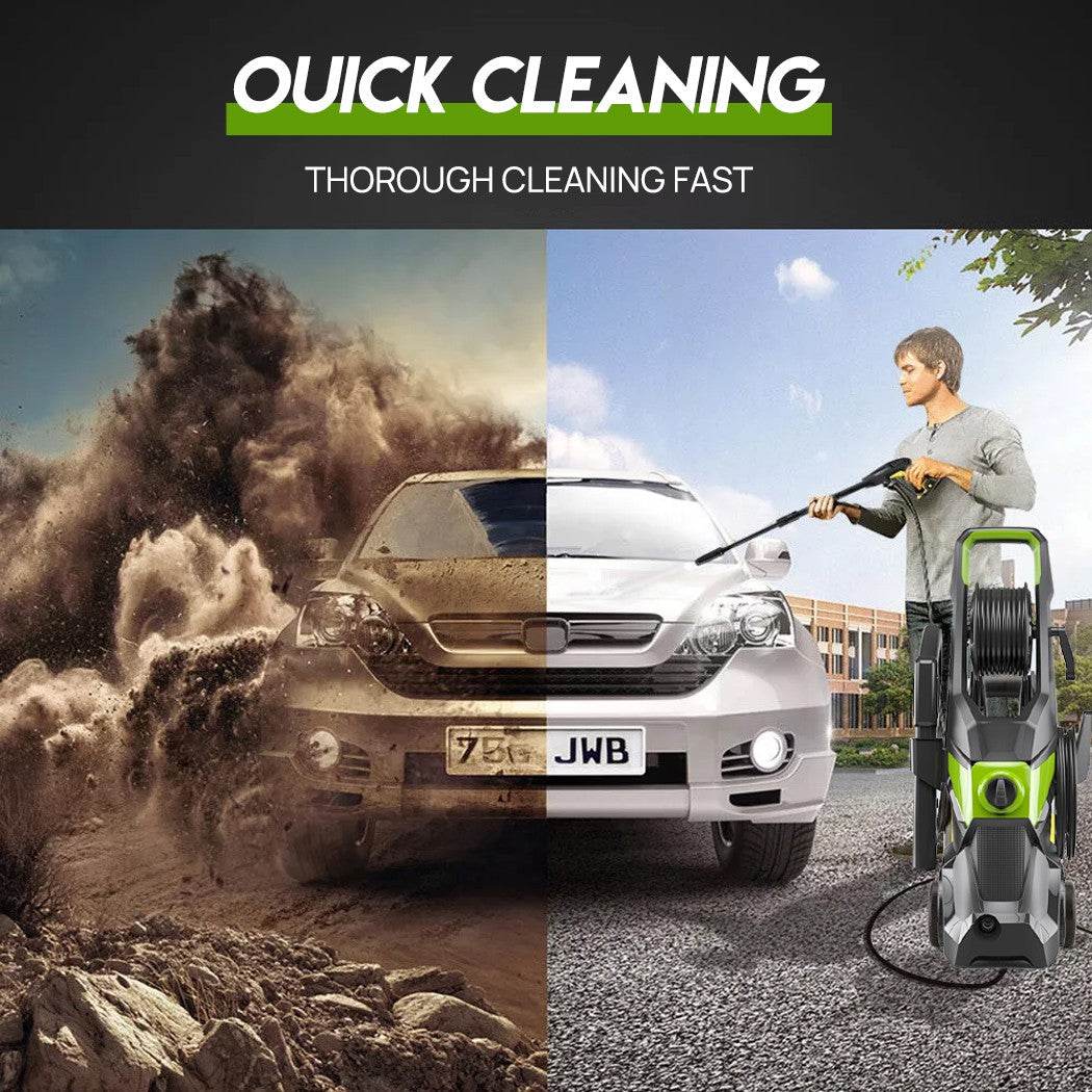 The Oz Bargain Store™ 2500W High Pressure Washer – Electric Water Gurney | 10M Hose Included