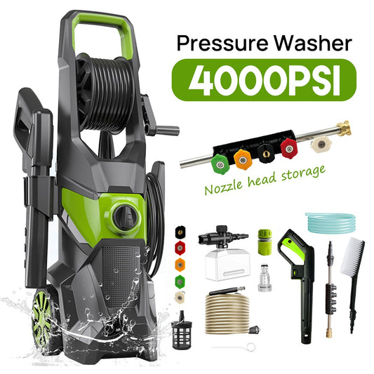 The Oz Bargain Store™ 2500W High Pressure Washer – Electric Water Gurney | 10M Hose Included